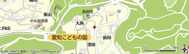 愛知県西尾市東幡豆町大西6周辺の地図