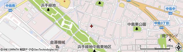 兵庫県姫路市飾磨区中島3085周辺の地図