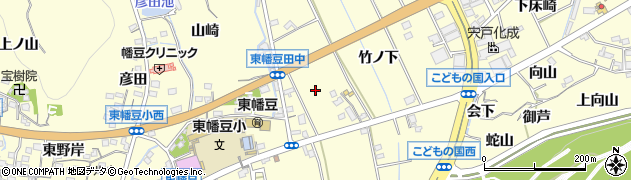 愛知県西尾市東幡豆町（田中）周辺の地図