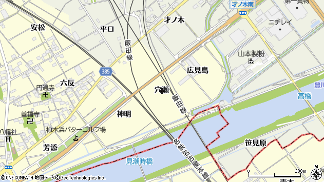〒441-0104 愛知県豊川市平井町の地図