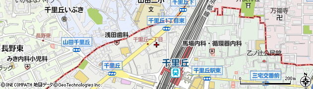 買取専門店大吉千里丘店周辺の地図