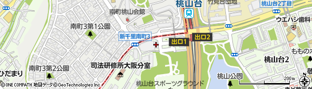 阪急ケアサービス千里周辺の地図