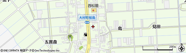 ジャパンレンタカー豊橋店周辺の地図