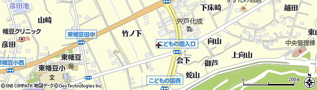 愛知県西尾市東幡豆町向山下周辺の地図