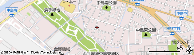 兵庫県姫路市飾磨区中島3095周辺の地図