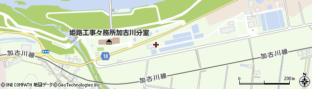 兵庫県加古川市八幡町中西条1214周辺の地図