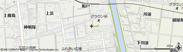 愛知県西尾市吉良町吉田東中浜25周辺の地図