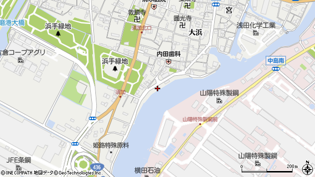 〒672-8063 兵庫県姫路市飾磨区須加の地図