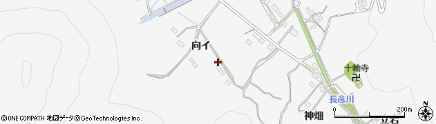 愛知県豊橋市嵩山町（向イ）周辺の地図