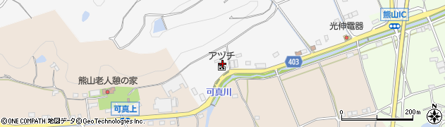 岡山県赤磐市稗田843周辺の地図