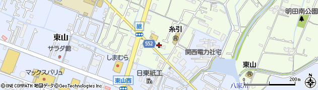 姫路市立糸引公民館周辺の地図