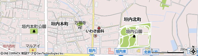 兵庫県姫路市網干区垣内中町349周辺の地図