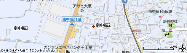 大阪府枚方市南中振周辺の地図