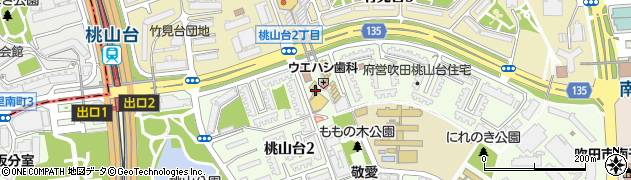 桃山台第２デイサービスセンター周辺の地図