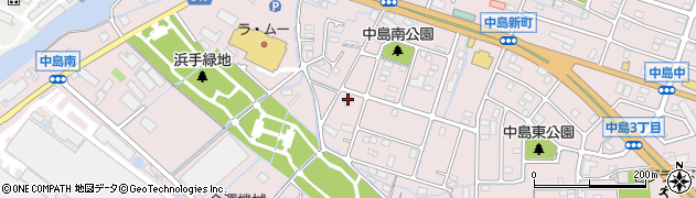 兵庫県姫路市飾磨区中島514周辺の地図