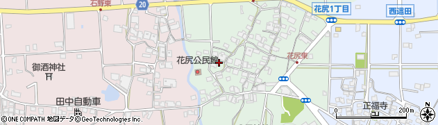 兵庫県三木市別所町花尻287周辺の地図
