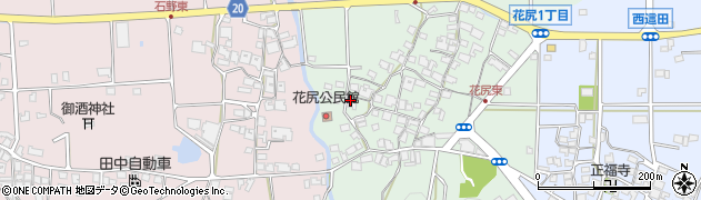 兵庫県三木市別所町花尻286周辺の地図