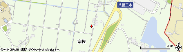 兵庫県加古川市八幡町宗佐179周辺の地図