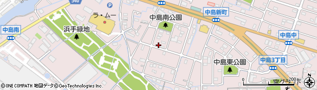兵庫県姫路市飾磨区中島3101周辺の地図