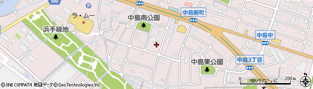 兵庫県姫路市飾磨区中島3117周辺の地図
