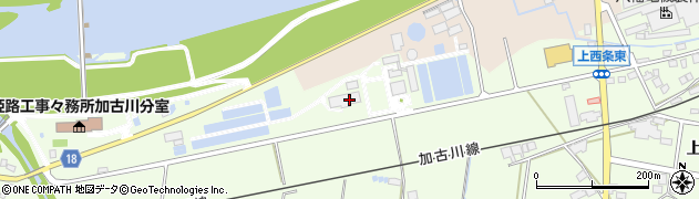 兵庫県加古川市八幡町中西条1271周辺の地図