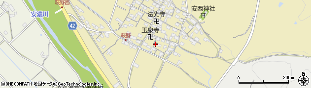 萩野公民館周辺の地図