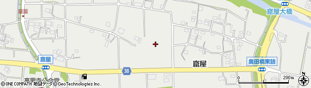 兵庫県三木市志染町（窟屋）周辺の地図