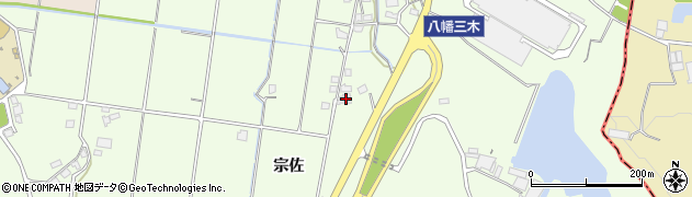 兵庫県加古川市八幡町宗佐147周辺の地図