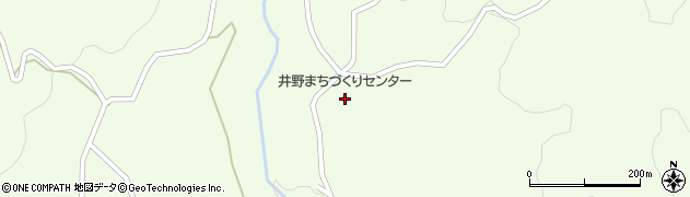 浜田市立井野まちづくりセンター周辺の地図