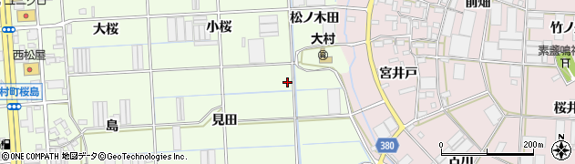 愛知県豊橋市大村町見田79周辺の地図