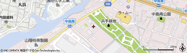 兵庫県姫路市飾磨区中島1345周辺の地図