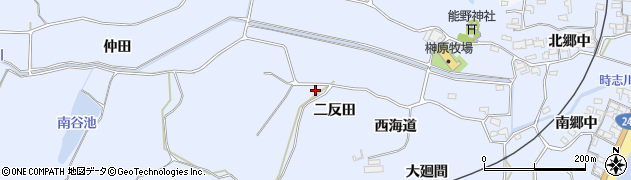 愛知県美浜町（知多郡）時志（二反田）周辺の地図