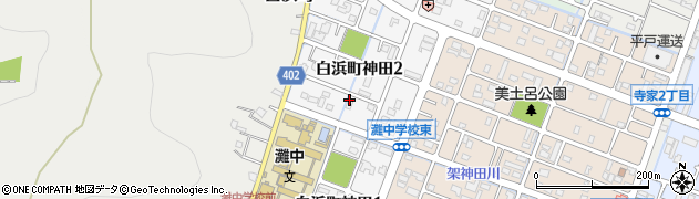 兵庫県姫路市白浜町神田周辺の地図