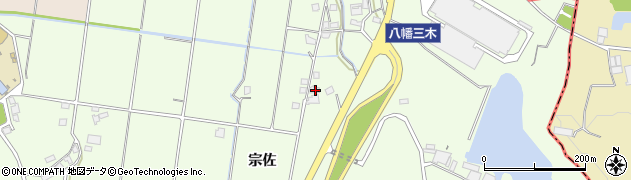 兵庫県加古川市八幡町宗佐182周辺の地図