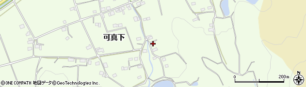 岡山県赤磐市可真下1823周辺の地図