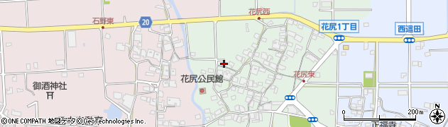 兵庫県三木市別所町花尻290周辺の地図