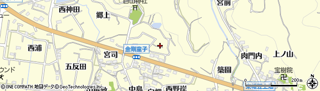愛知県西尾市東幡豆町（金剛童子）周辺の地図