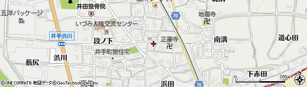 京都府綴喜郡井手町井手南猪ノ阪32周辺の地図