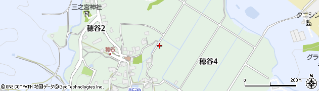 大阪府枚方市穂谷周辺の地図
