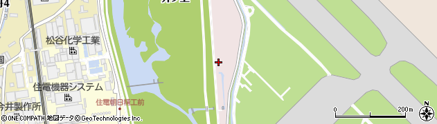 兵庫県伊丹市中村周辺の地図