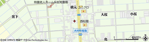 株式会社コーエイ　豊橋営業所周辺の地図