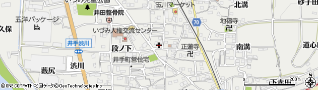 京都府綴喜郡井手町井手南猪ノ阪56周辺の地図