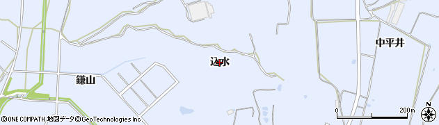 愛知県美浜町（知多郡）奥田（込水）周辺の地図