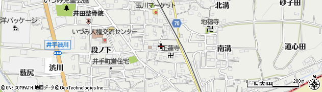 京都府綴喜郡井手町井手南猪ノ阪47周辺の地図
