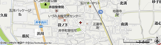 京都府綴喜郡井手町井手南猪ノ阪57周辺の地図
