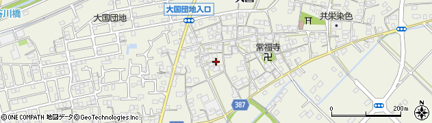兵庫県加古川市西神吉町大国242周辺の地図
