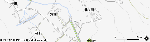 愛知県豊橋市嵩山町（北ノ間）周辺の地図