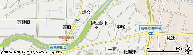愛知県豊橋市石巻本町（上之屋敷）周辺の地図