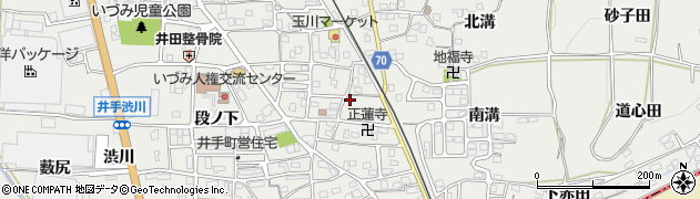 京都府綴喜郡井手町井手南猪ノ阪43周辺の地図