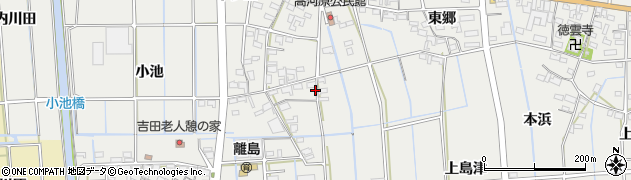 愛知県西尾市吉良町吉田堀割4周辺の地図